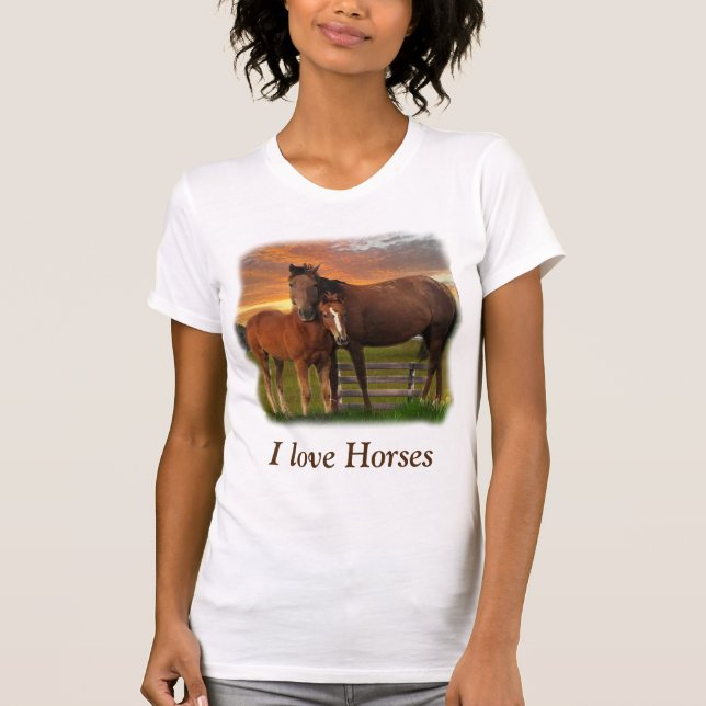 Camiseta Cavalo e pônei (Frente)