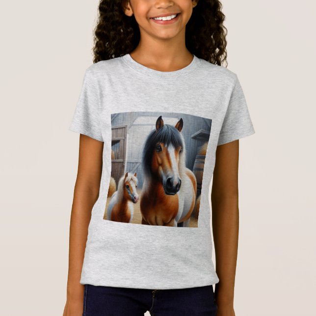 Camiseta Cavalo e Pony (Frente)
