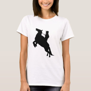 Camiseta Cavalo Elegante a Caminhar no Oeste