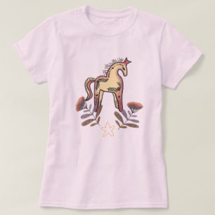Camiseta Cavalo elegante de Natal