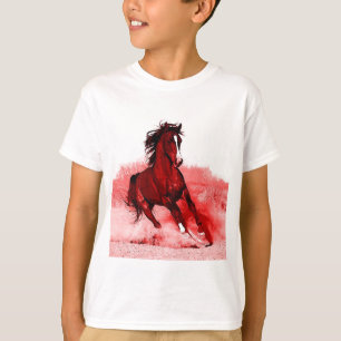 Camiseta Cavalo em Execução