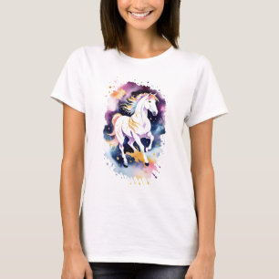 Camiseta Cavalo em Prado Celestial