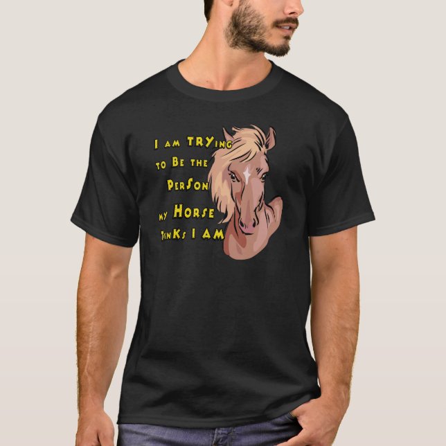 Camiseta Cavalo Engraçado (Frente)