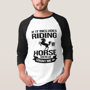 Camiseta Cavalo Engraçado Conte-Me