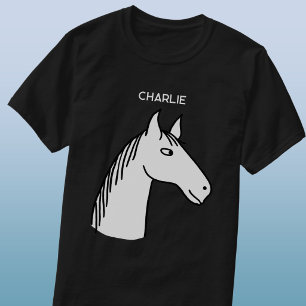 Camiseta Cavalo Engraçado Personalizado