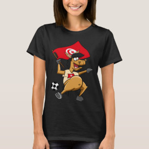 Camiseta Cavalo fã Tunísia