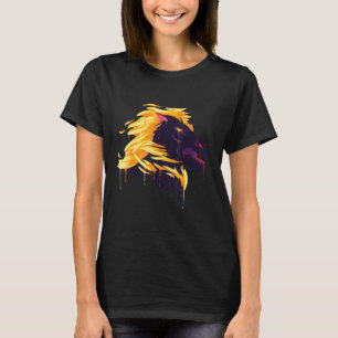 Camiseta Cavalo Fantasia I Fogo I Simulação I Jogos I Pesad