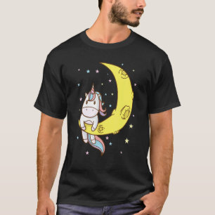 Camiseta Cavalo Fantasia Unicórnio na meia Lua