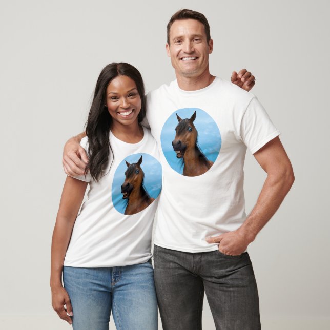 Camiseta Cavalo Feliz (Unissex)