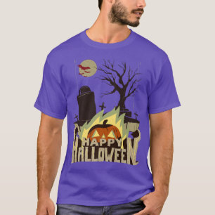 CAMISETA CAVALO FELIZ DO HORROR RAVEN ART LONESOME SKELETON