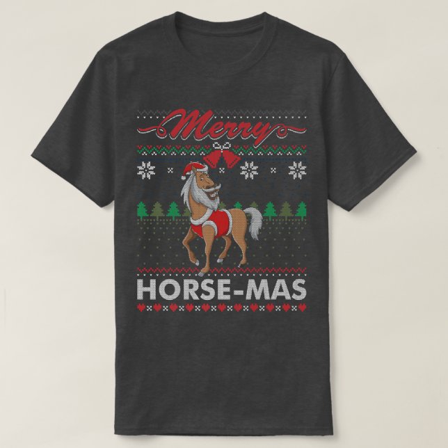 Camiseta Cavalo felizMas Cavalos Cavaleiros Cavaleiros Cava (Frente do Design)