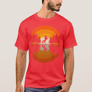 Camiseta Cavalo Florestal em Marcha Natureza Sunset Horseba