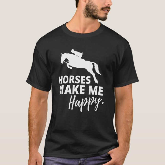 Camiseta Cavalo Fofo Para Cavalo (Frente)