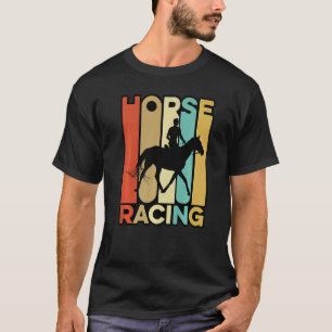 Camiseta Cavalo Gráfico Retro Amante De Cavalos Cavaleiro E