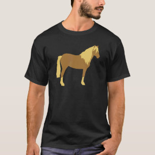 Camiseta cavalo Haflinger