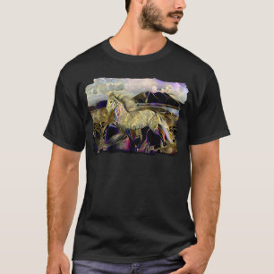 Camiseta Cavalo Islandês Art Déco