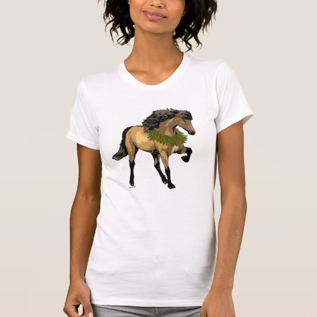 Camiseta Cavalo Islandês Nouvelle (Frente)