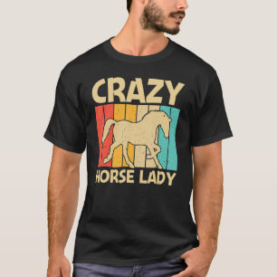 Camiseta Cavalo legal Para Mulheres Meninas Equestrian Hors