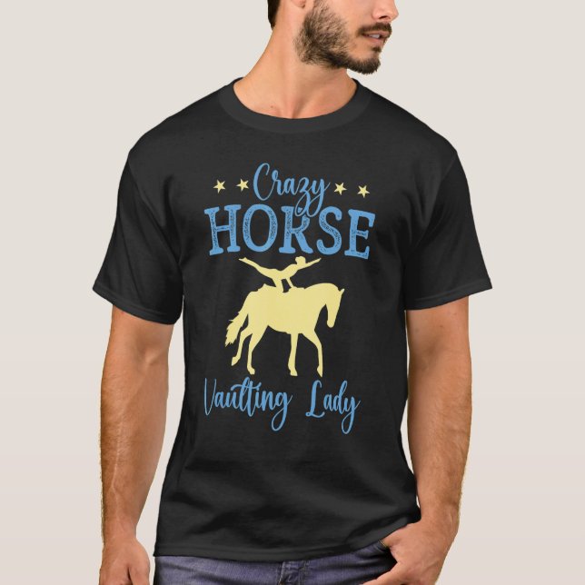 Camiseta Cavalo Louco Vazando Lady Horse Andando (Frente)