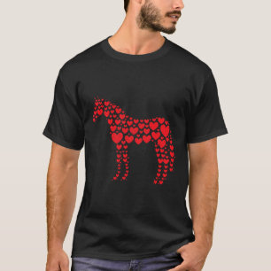 Camiseta Cavalo Lover Coração Presente Cavalo Cavalo Rider
