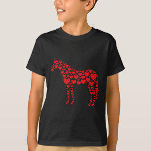 Camiseta Cavalo Lover Coração Presente Cavalo Cavalo Rider 