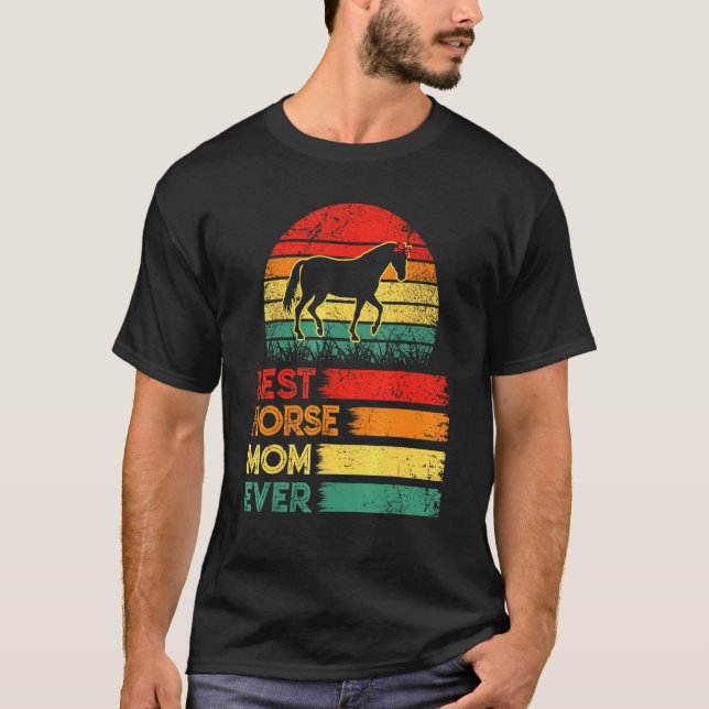 Camiseta Cavalo Mamãe Nunca Animais (Frente)