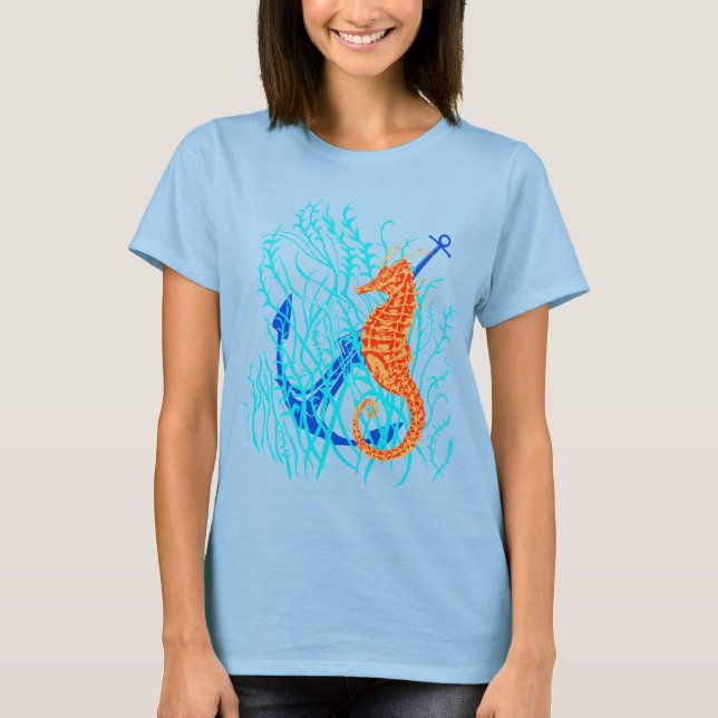 Camiseta cavalo marinho (Frente)