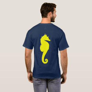 Camiseta Cavalo-marinho amarelo