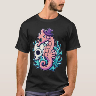 Camiseta Cavalo-Marinho de Chapéu de Bruxa