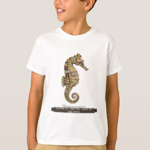 Camiseta Cavalo-Marinho Divertido para Crianças