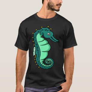 Camiseta Cavalo-marinho Fofo Aquático Animal Marinho Peixe 