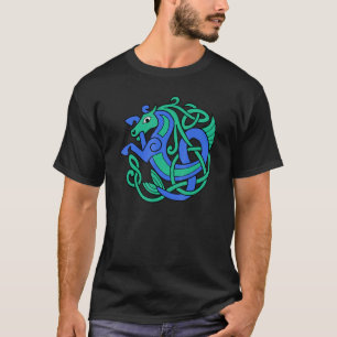 Camiseta Cavalo Marinho Hipocampo Nó Celta