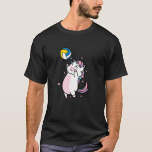 Camiseta Cavalo-marinho Jogando Volei Fábula Criatura Espor
