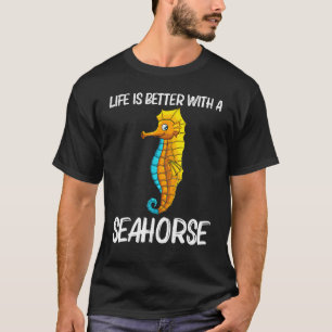 Camiseta Cavalo-Marinho Legal Para Homens Mulheres Oceano M