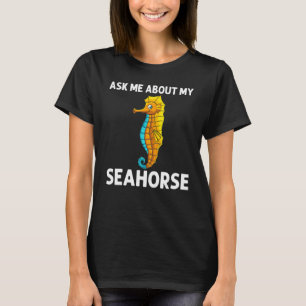Camiseta Cavalo-Marinho Legal Para Homens Mulheres Oceano M