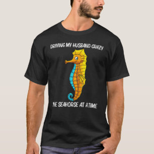 Camiseta Cavalo-Marinho Legal Para Mulheres Mãe Oceano Anim