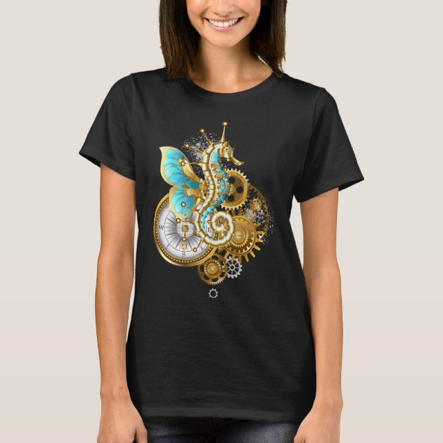 Camiseta Cavalo-Marinho Mecânico (Frente)