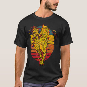 Camiseta Cavalo marinho Oceano Oceânico Colorido de Animais