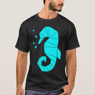 Camiseta Cavalo-marinho Polígono Aquático Animal Marinho Pe
