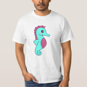 Camiseta Cavalo-marinho Ros Animais De Cavalo Submarino Na