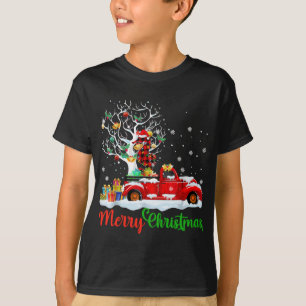 Camiseta Cavalo-Marinho Vermelho Natal Pajama Engraçado Xma