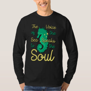 Camiseta Cavalo-Marinho Voz Do Mar Animal Aquático Hippocam