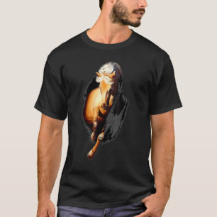 Camiseta Cavalo Marrom Corrente