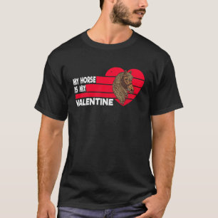 Camiseta Cavalo Meu Cavalo É Meu Dia de os namorados Namora