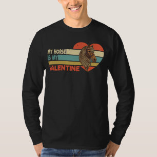 Camiseta Cavalo Meu Cavalo É Meu Dia de os namorados Namora
