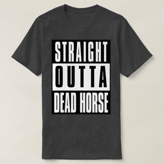 Camiseta Cavalo morto (Frente do Design)