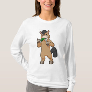 Camiseta Cavalo na Comida de Vegan
