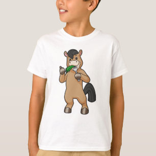 Camiseta Cavalo na Comida de Vegan