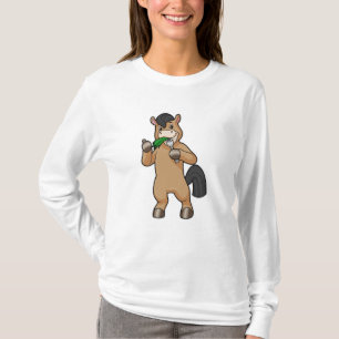 Camiseta Cavalo na Comida de Vegan