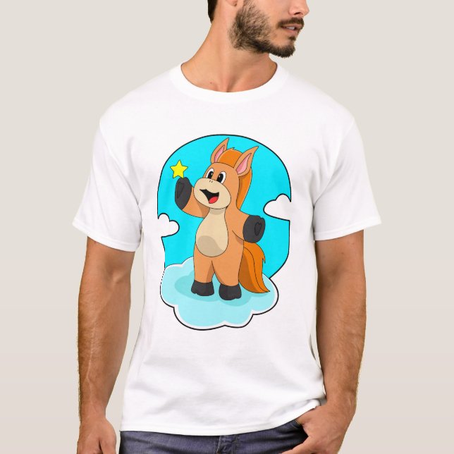Camiseta Cavalo nas Nuvens (Frente)
